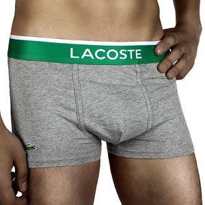 undefined Чоловічі труси боксери Lacoste сірі смуга undefined