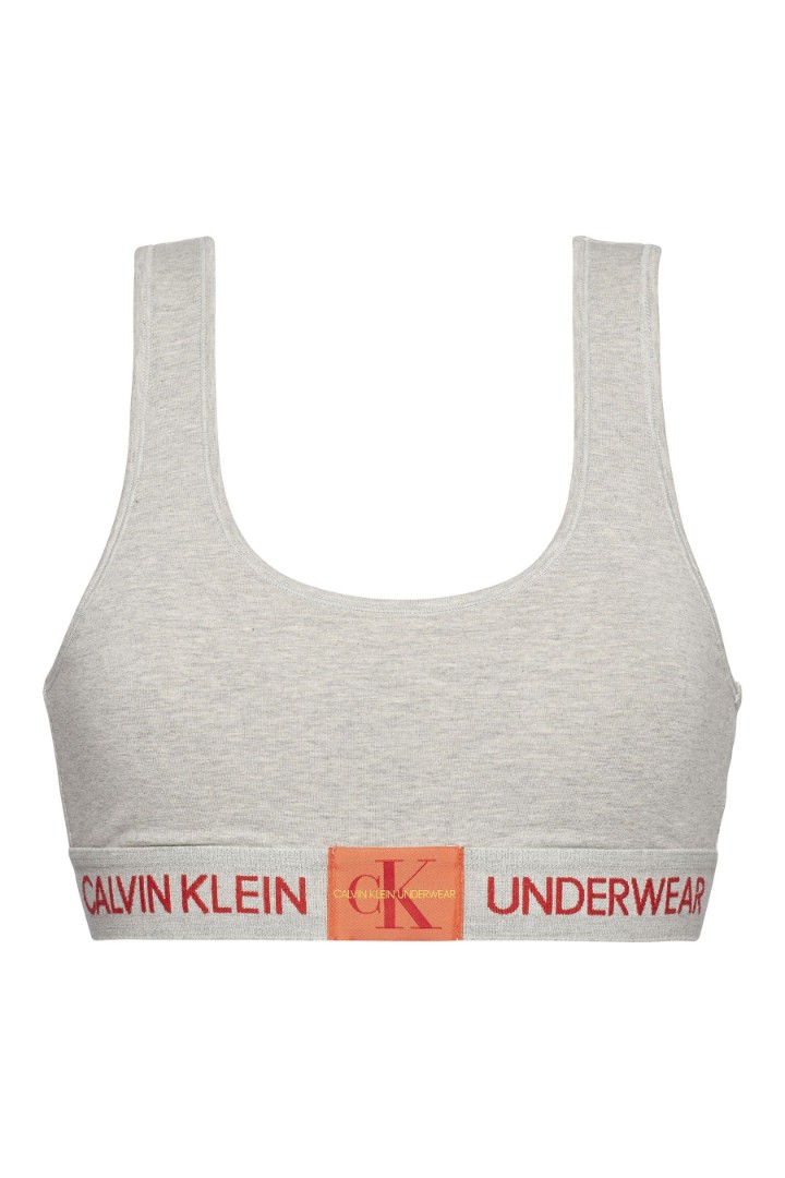 Спортивний комплект Calvin Klein Monogram сірий Топ Стрінги фото 5