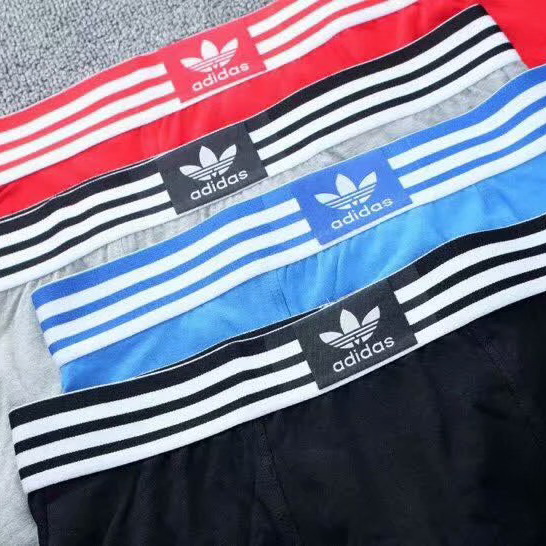 Чоловічі труси боксери Adidas сірі фото 4