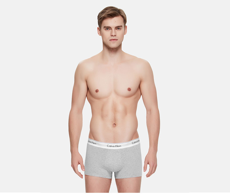 Чоловічі боксери Calvin Klein Original Low Rise сірі фото 2