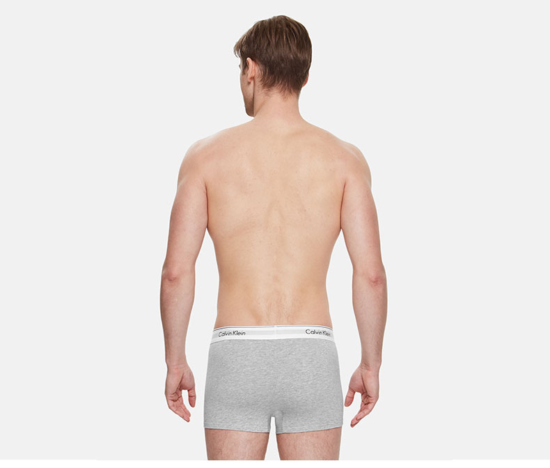 Чоловічі боксери Calvin Klein Original Low Rise сірі фото 3