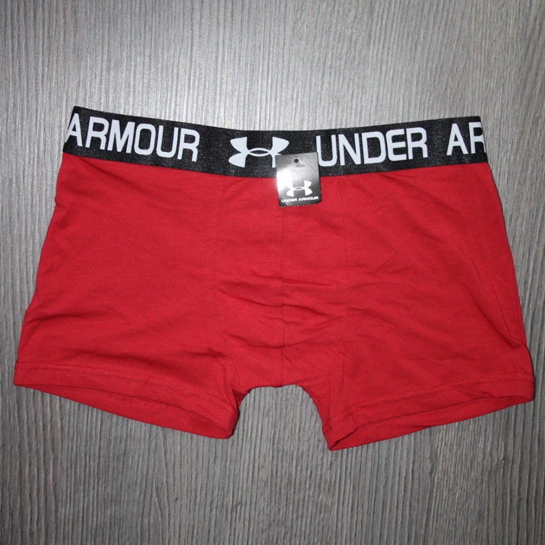 Чоловічі труси боксери Under Armour червоні фото 2