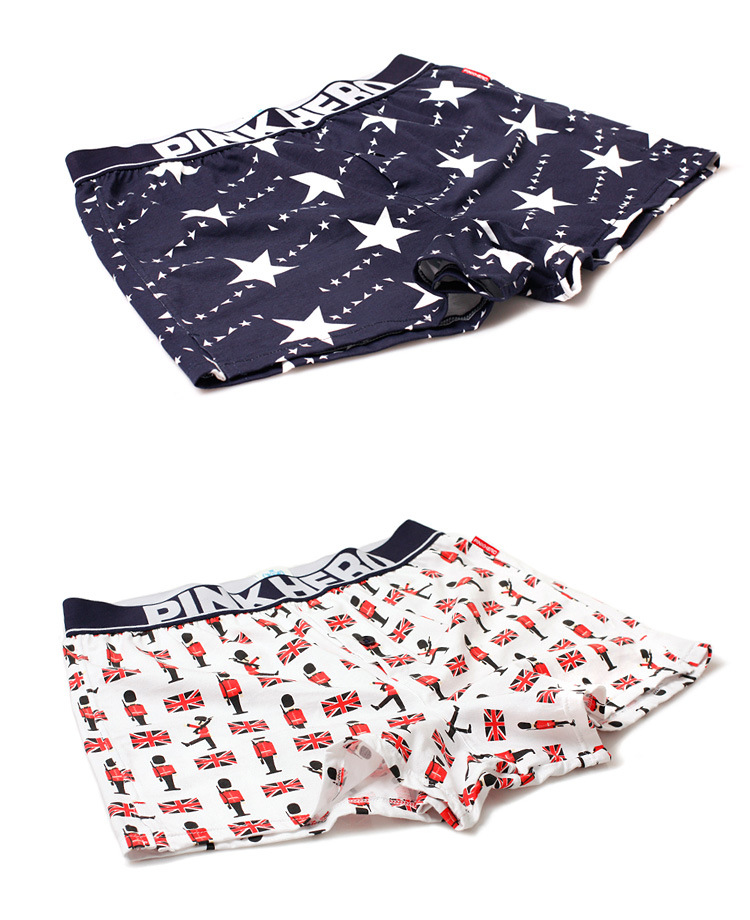 Чоловічі труси сімейки Pink Hero black Star фото 5