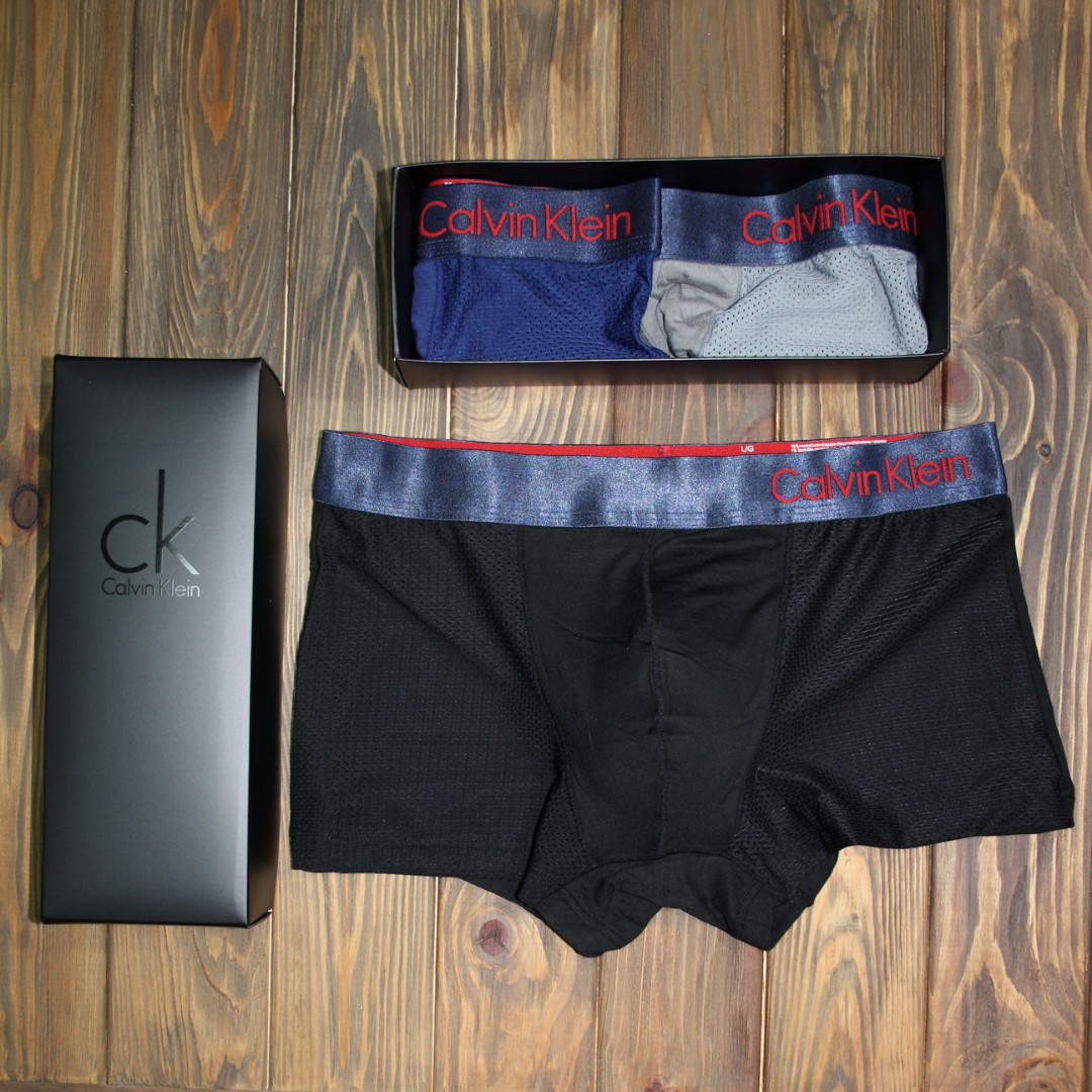 Комплект білизни боксери/хіпси Calvin Klein Дихаючі фото 1