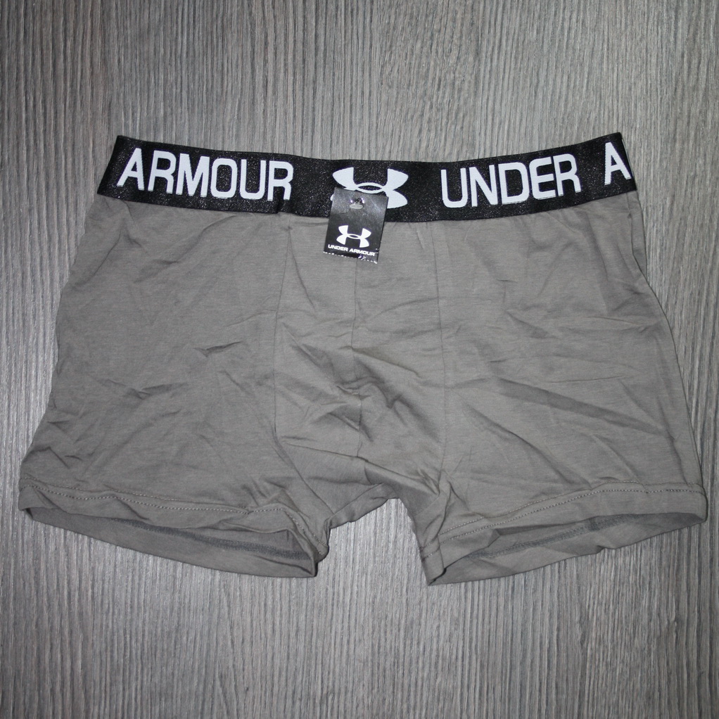Чоловічі труси боксери Under Armour графіт фото 2