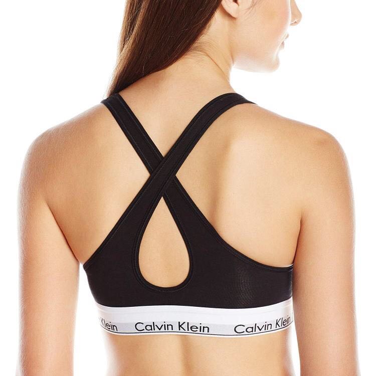 Спортивний комплект Calvin Klein Топ Стрінги чорний чашка фото 2