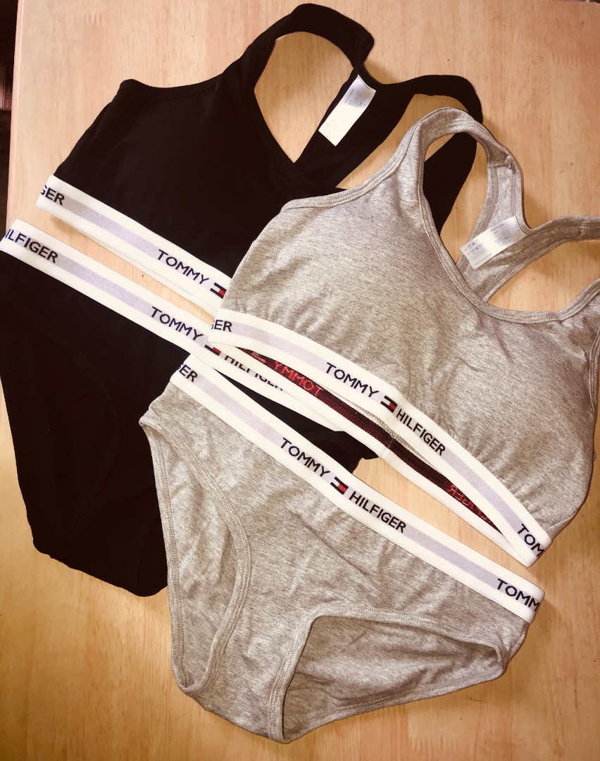 Спортивний комплект Tommy топ труси сірий фото 5