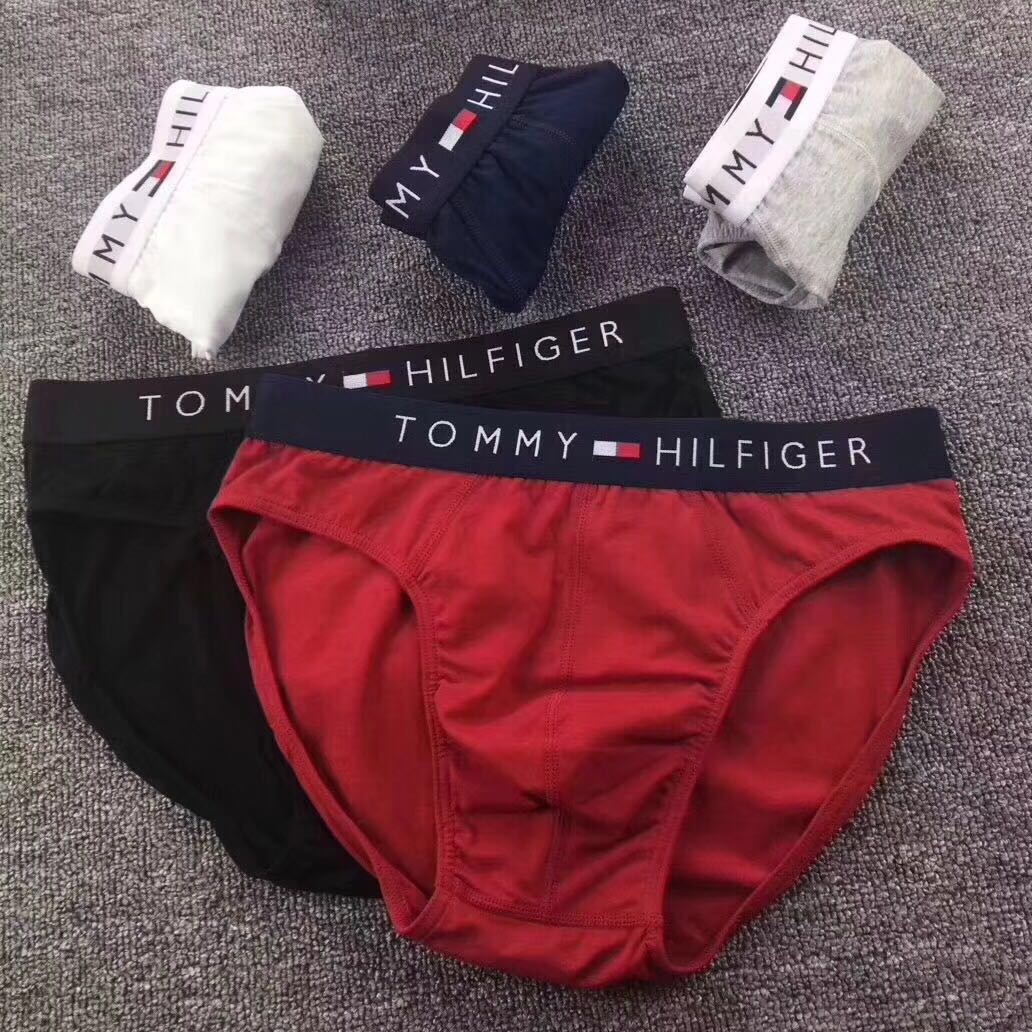 Чоловічі труси брифи Tommy Hilfiger Classic бордо фото 1