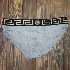 undefined Чоловічі труси брифи Versace сірі undefined