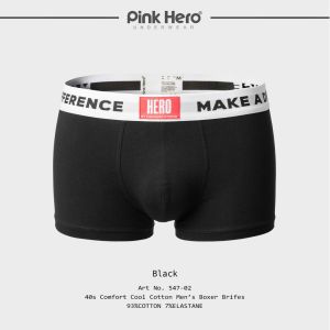 undefined Чоловічі труси боксери Pink Hero #4 black undefined