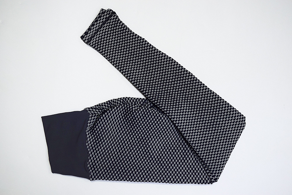 Спортивні легінси dark grey geometry фото 1