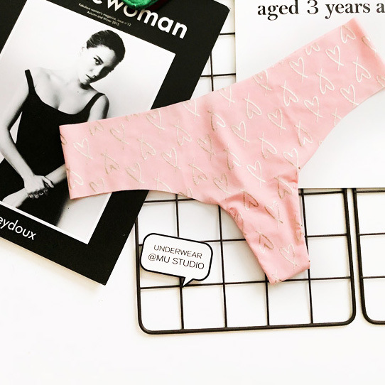 Стрінги VS PINK безшовні love фото 2