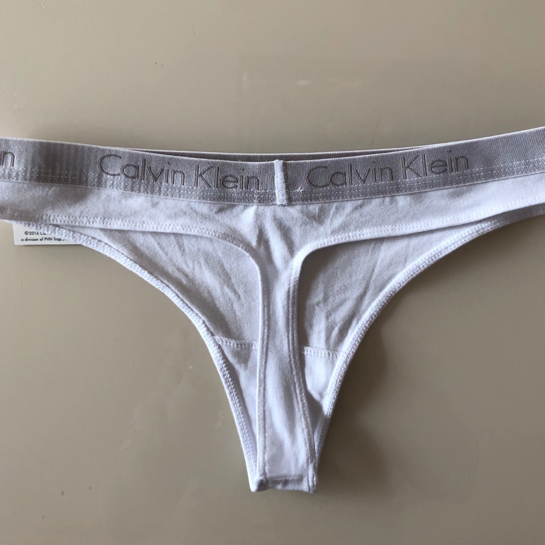 Стрінги CK enigma білі фото 1