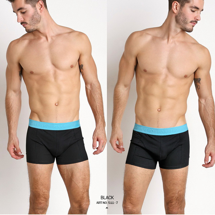 Чоловічі труси боксери Pink Hero black navy фото 3