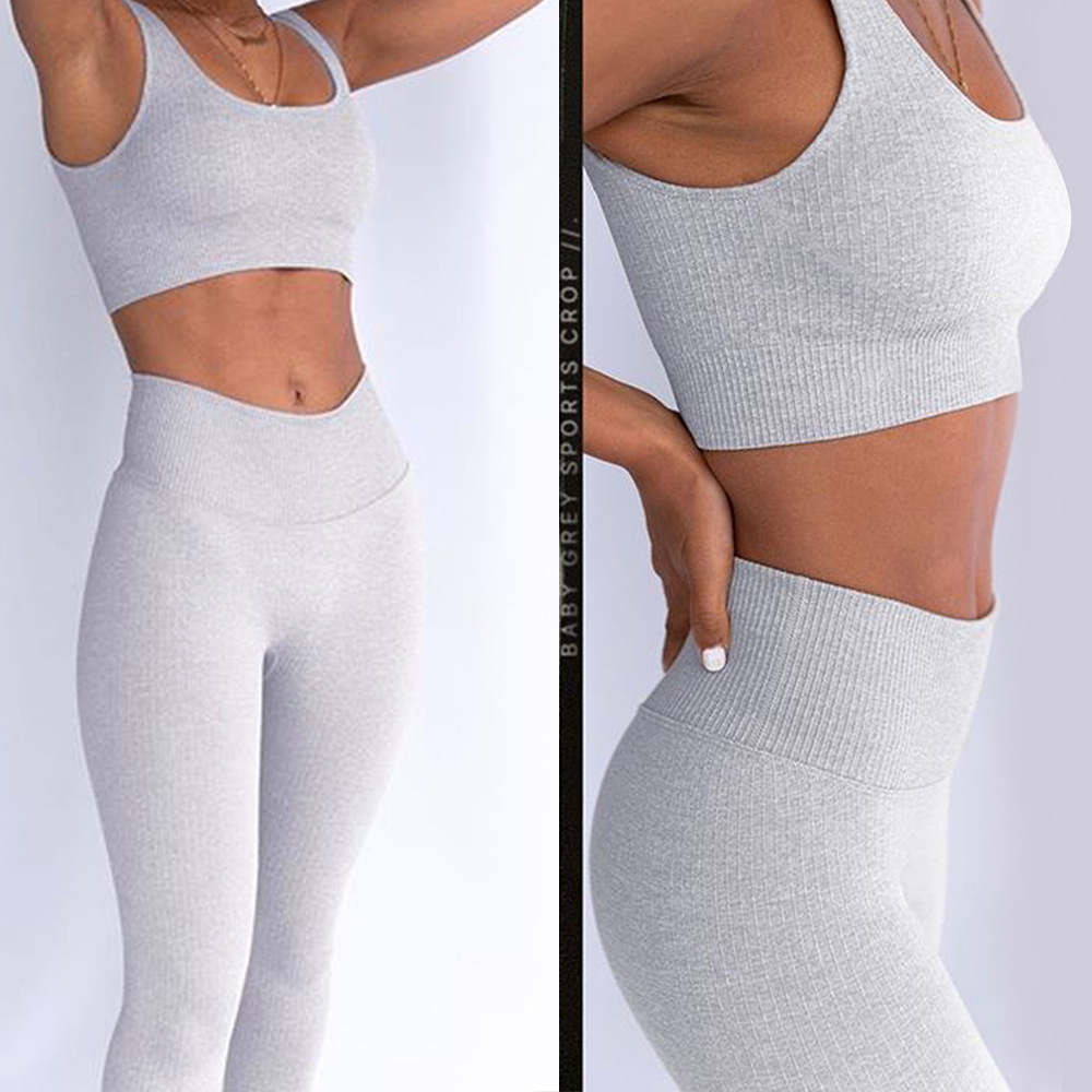 Спортивний топ Virtual Brash Grey You рубчик фото 2