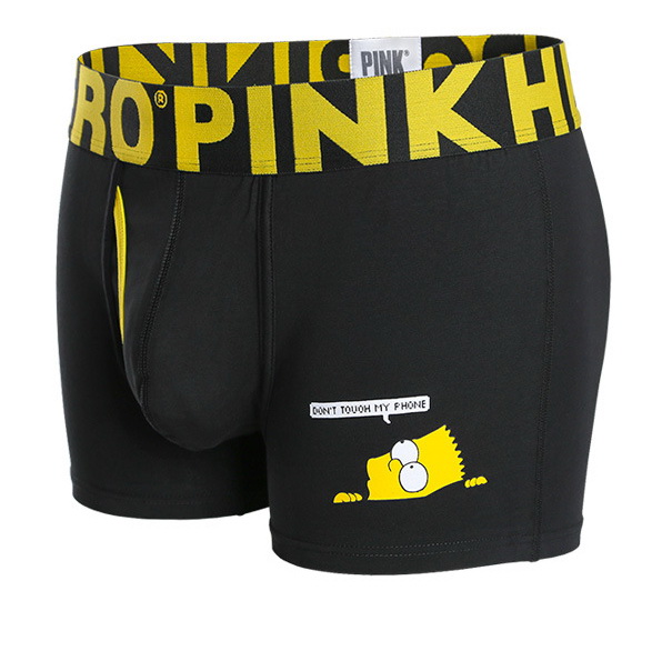Мужские трусы боксеры Pink Hero Bart фото 1