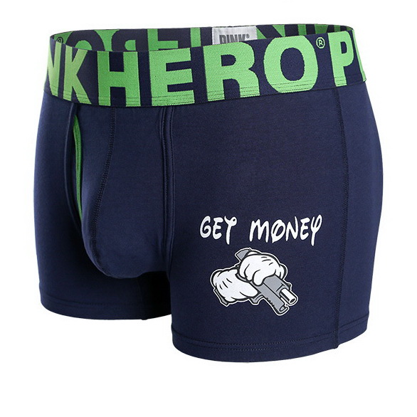 Мужские трусы боксеры Pink Hero Money фото 1