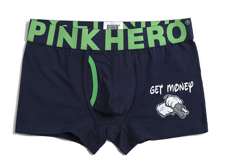 Мужские трусы боксеры Pink Hero Money фото 2