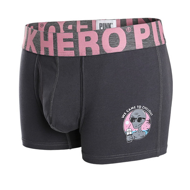 Мужские трусы боксеры Pink Hero Aliens фото 1