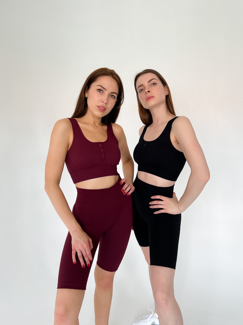 Спортивний комплект Button Violet Maroon фото 1