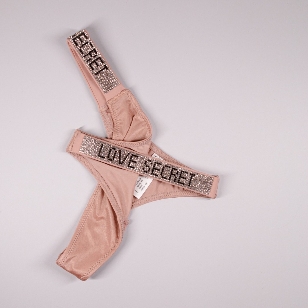 Стрінги Love беж фото 2