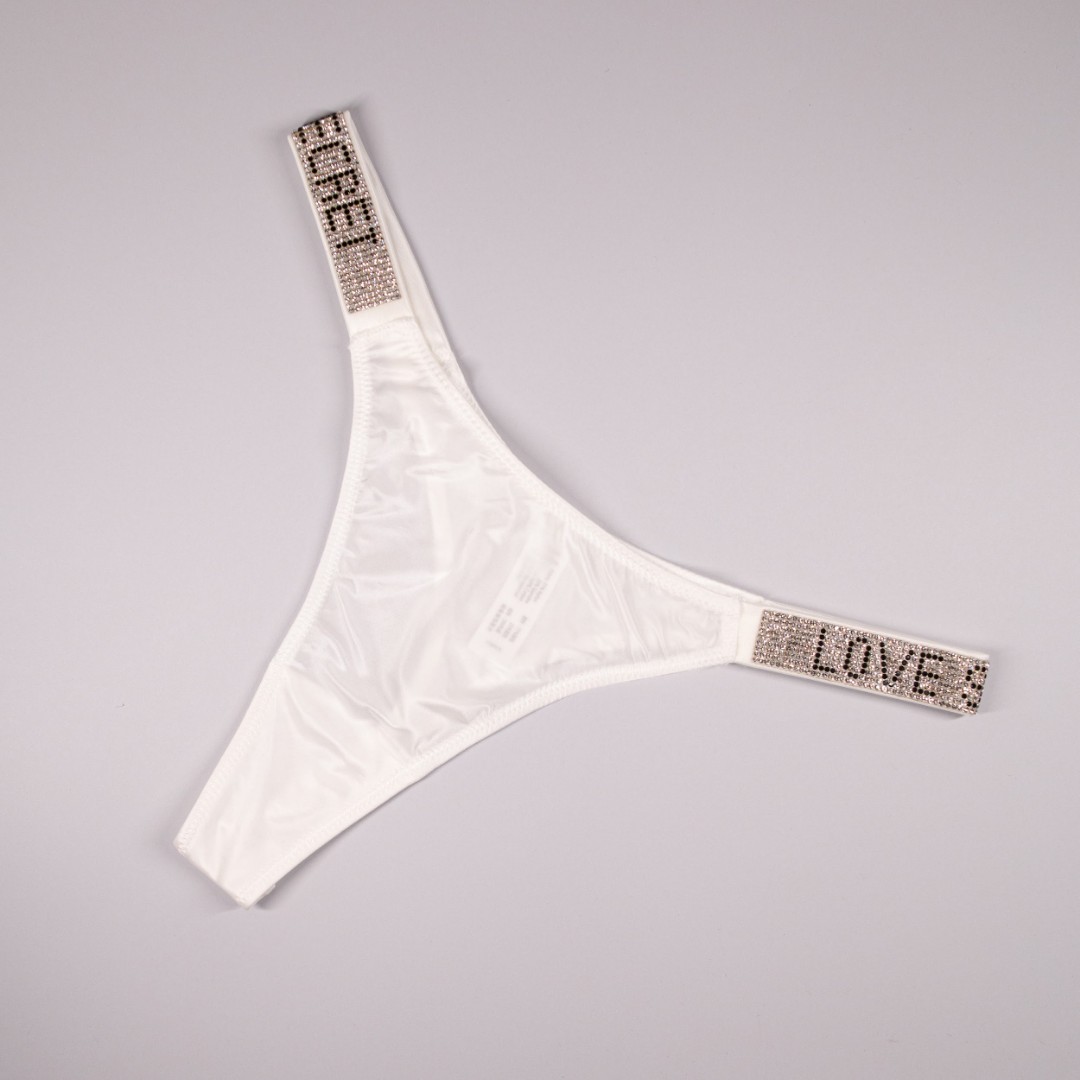 Стрінги Love білі фото 1