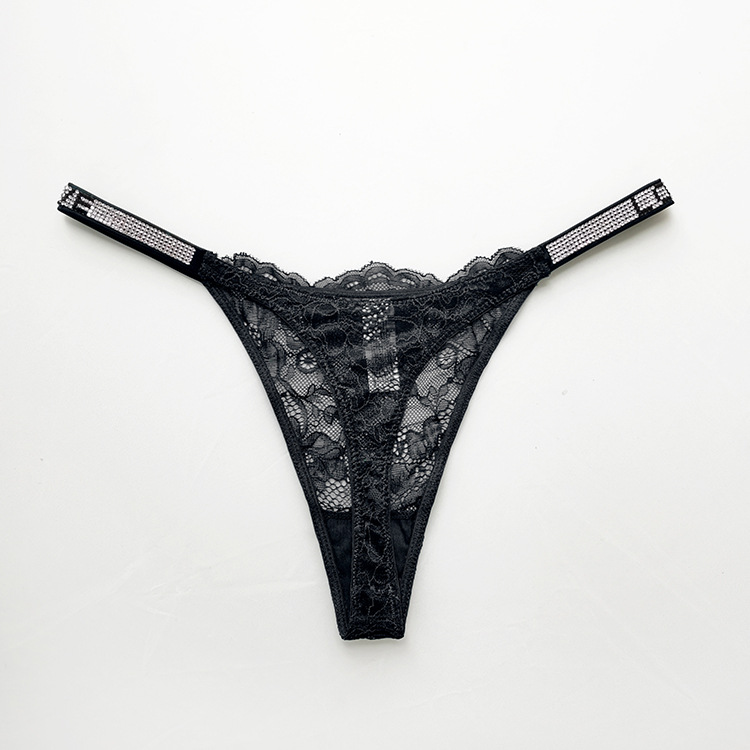 Стрінги LOVE чорний фото 1