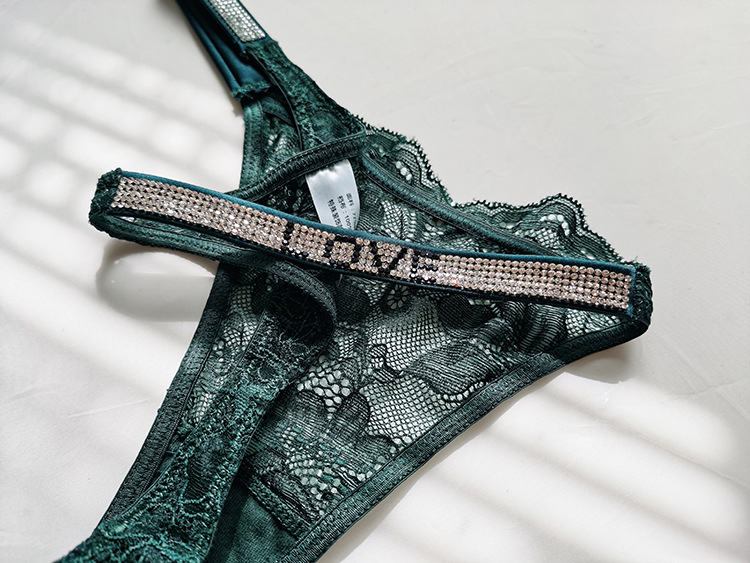 Стрінги LOVE зелений фото 3