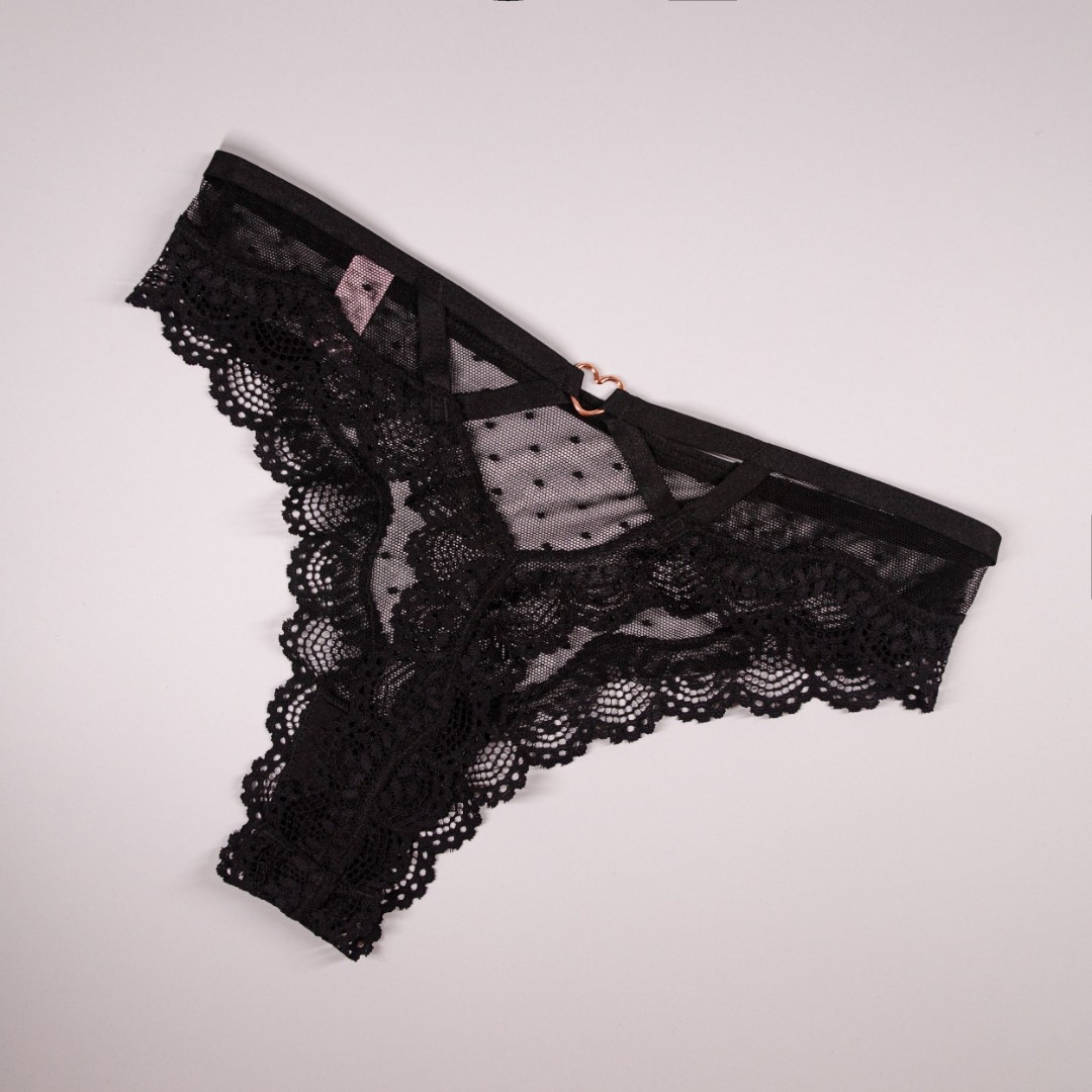 Стрінги Mur Love чорний фото 1