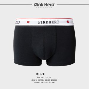 undefined Чоловічі труси боксери Pink Hero #3 Black undefined