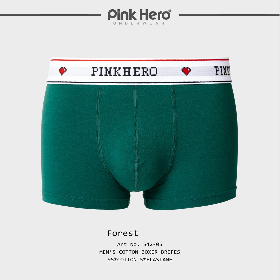 Чоловічі труси боксери Pink Hero #3 Green фото 1