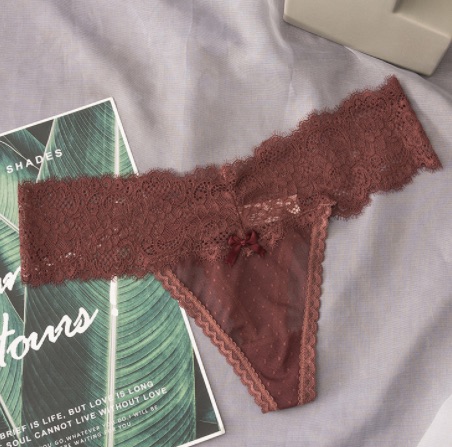 Стрінги Soft бордовий фото 2