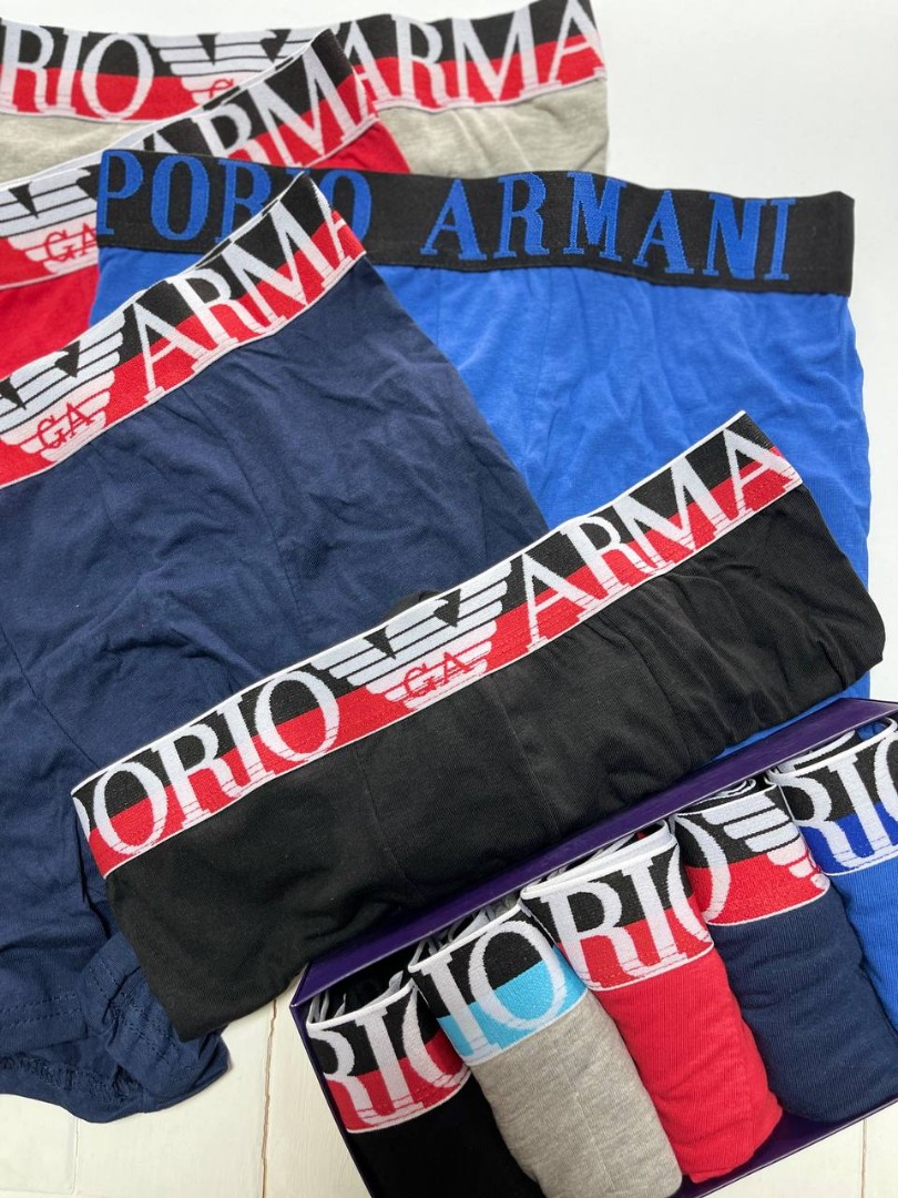 Комплект білизни боксери/хіпси Armani New фото 1