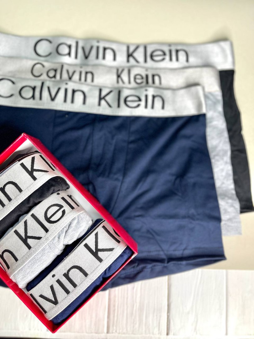 Комплект білизни боксери/хіпси Calvin Klein Steel 3шт фото 1