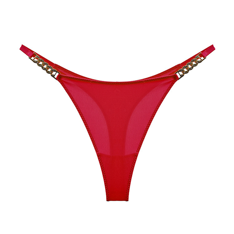 Стрінги Chain red фото 2