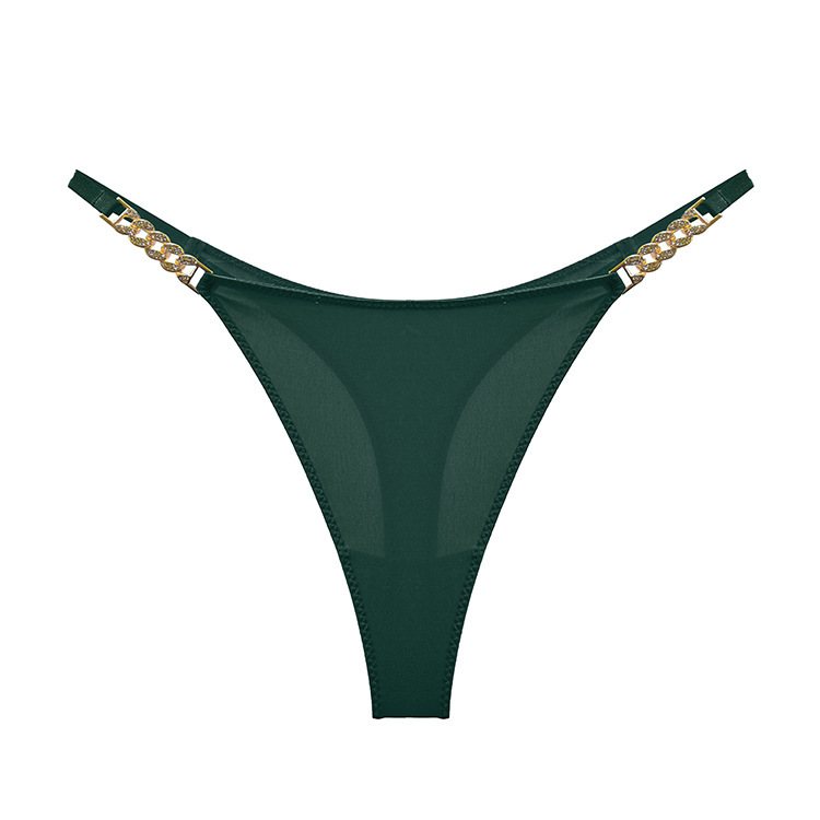 Стрінги Chain green фото 1