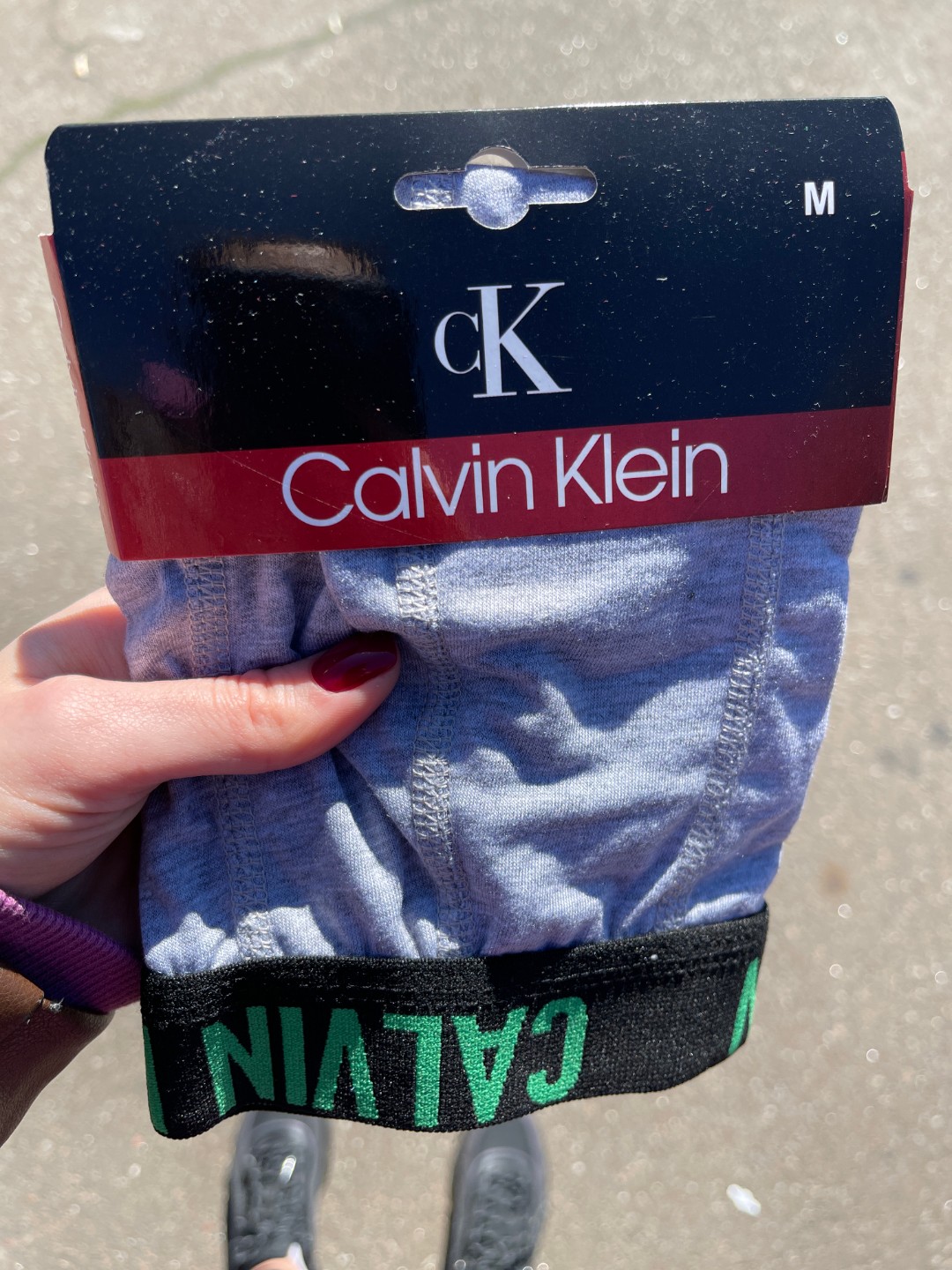 Чоловічі боксери Calvin Klein X сірий фото 2