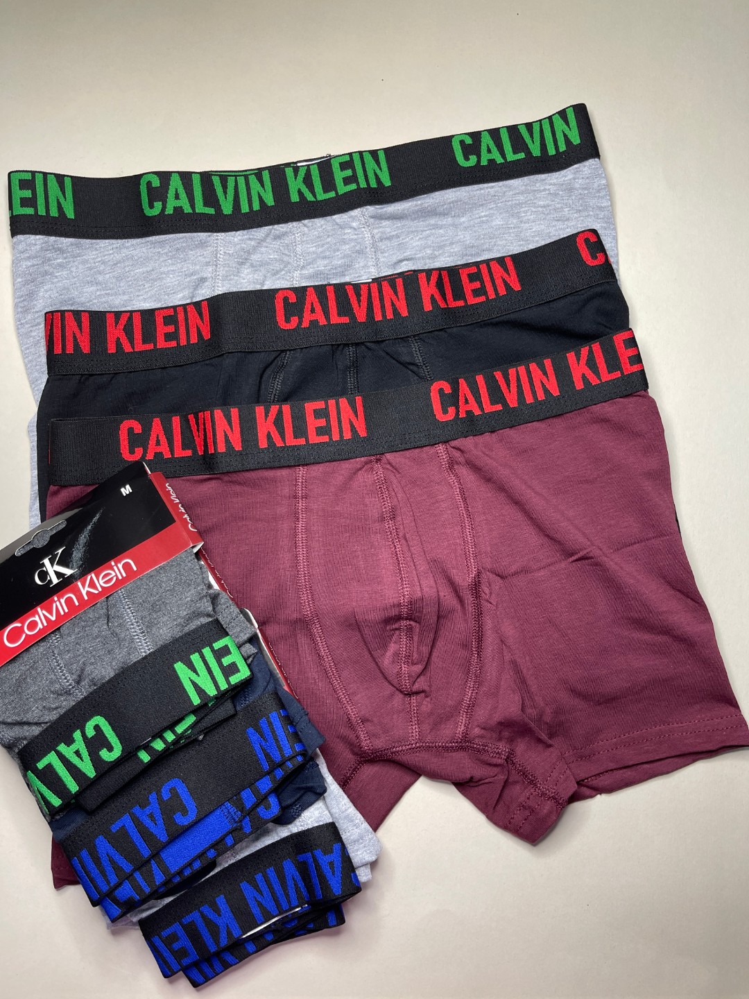 Чоловічі боксери Calvin Klein X сірий фото 3