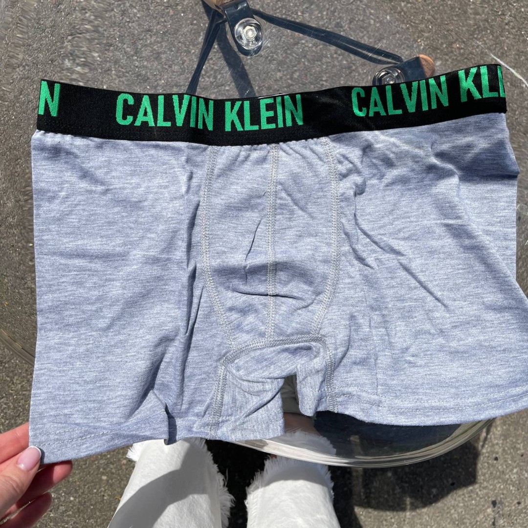 Чоловічі боксери Calvin Klein X сірий фото 1
