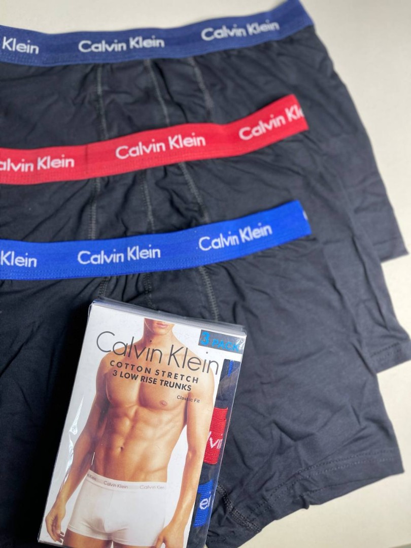 Комплект білизни боксери/хіпси Calvin Klein чорні 3 шт фото 1