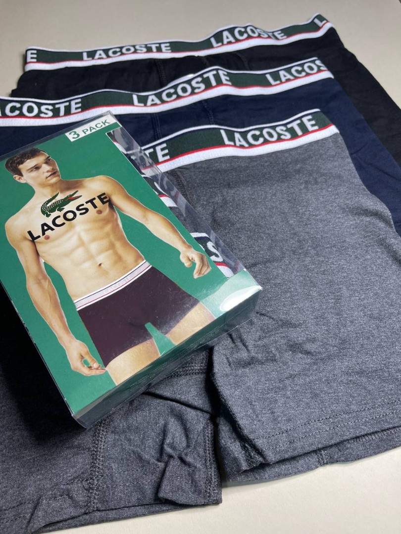 Комплект білизни боксери/хіпси Lacoste New 3 шт фото 1