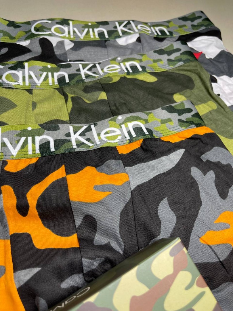 Чоловічі боксери Calvin Klein 3шт камуфляж фото 3