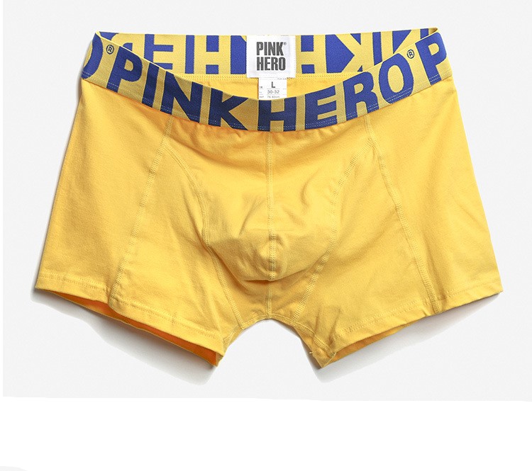 Мужские трусы боксеры Pink Hero NEW жёлтый  фото 1