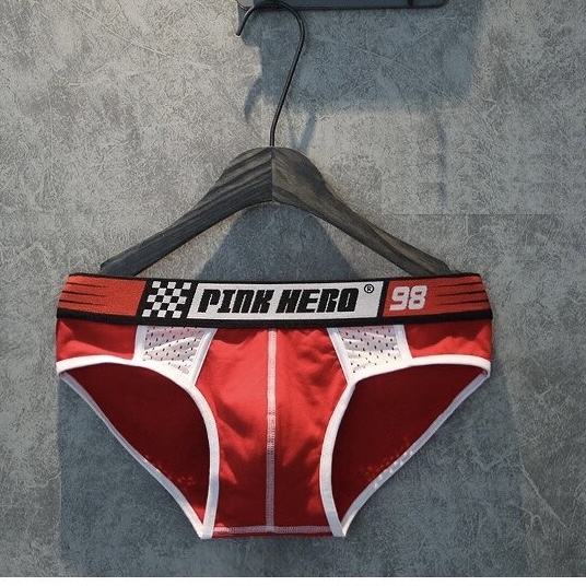 Чоловічі труси бріфи Pink Hero NEW червоні фото 1