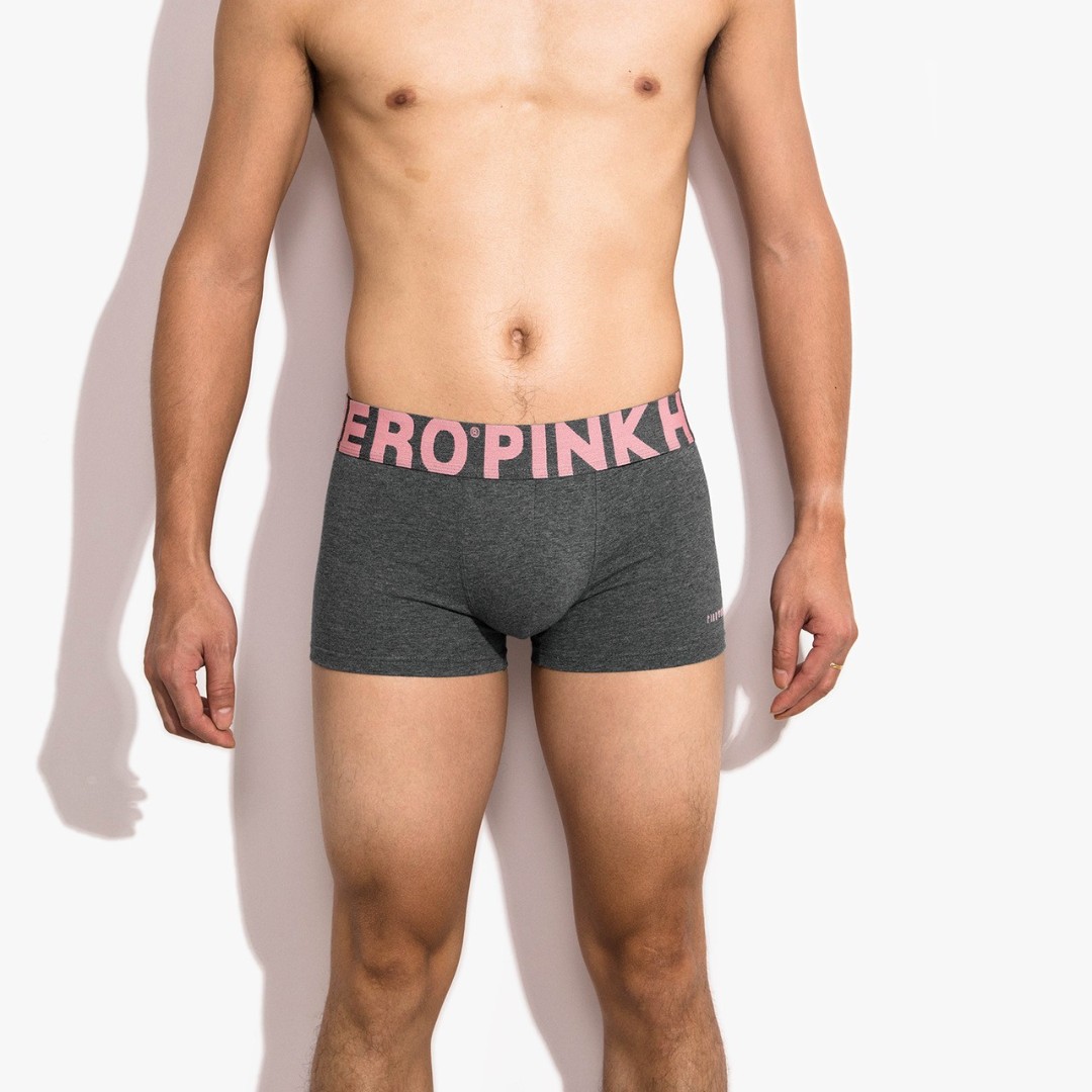 Чоловічі труси боксери Pink Hero Classic grey фото 2