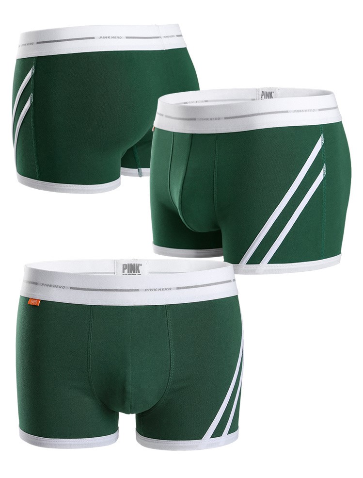 Мужские трусы боксеры Pink Hero New green фото 2