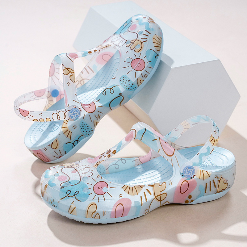 Сабо крокси Sun блакитні фото 1