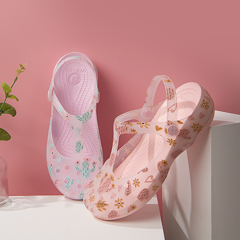 Сабо крокси Cactus рожеві фото 3