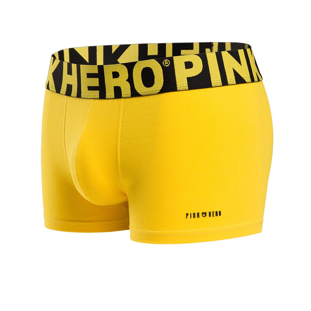 Чоловічі труси боксери Pink Hero Classic yellow фото 1
