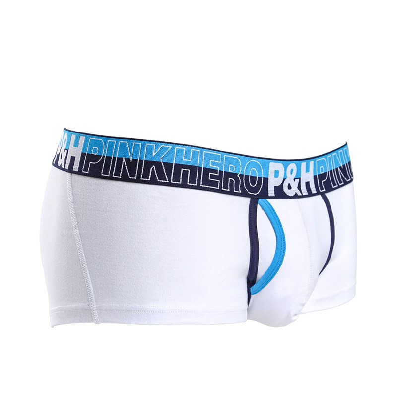 Чоловічі труси боксери Pink Hero P&H white фото 1